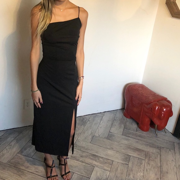 Asymmetrical top midi dress - Picture 4 of 8